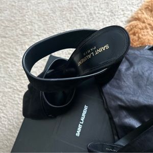 Ysl mule heel